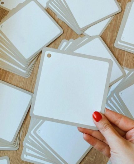 Flashcarduri simple (crem)